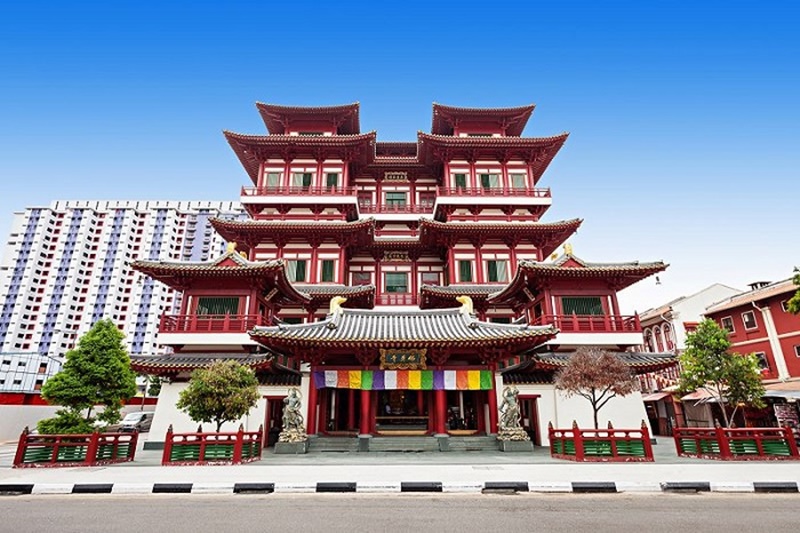 Tour Du Lịch Khám Phá Singapore - Chùa Răng Phật 4n3đ