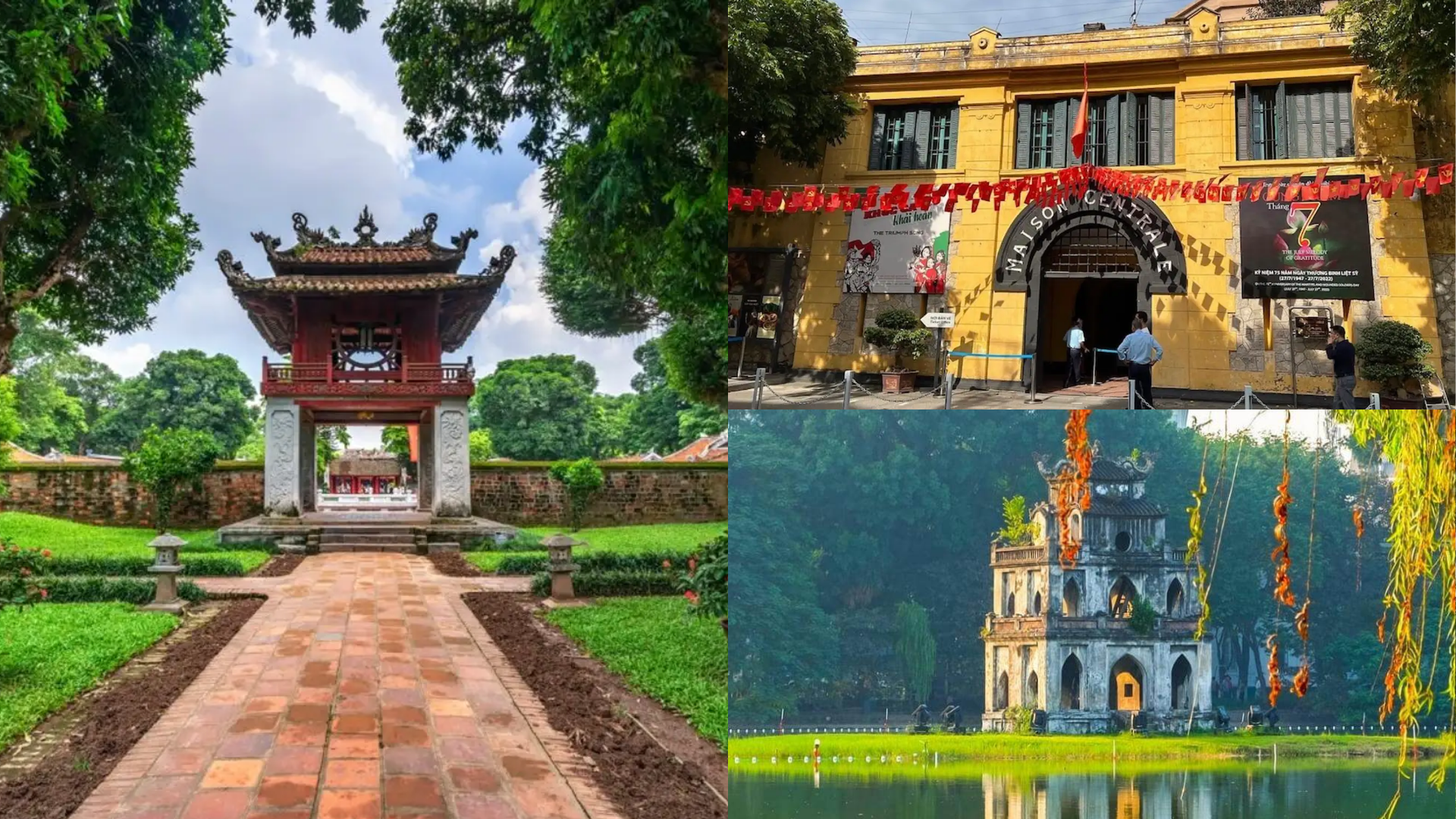 Tham Quan Thủ Đô Hà Nôi - City Tour - Văn Miếu Quốc Tự Giám - Nhà Tù Hỏa Lò 1 Ngày